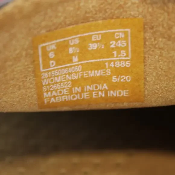 Clarks Slip On Mules Womens 8.5 Beige Leather Snake Print - Picture 9 of 9